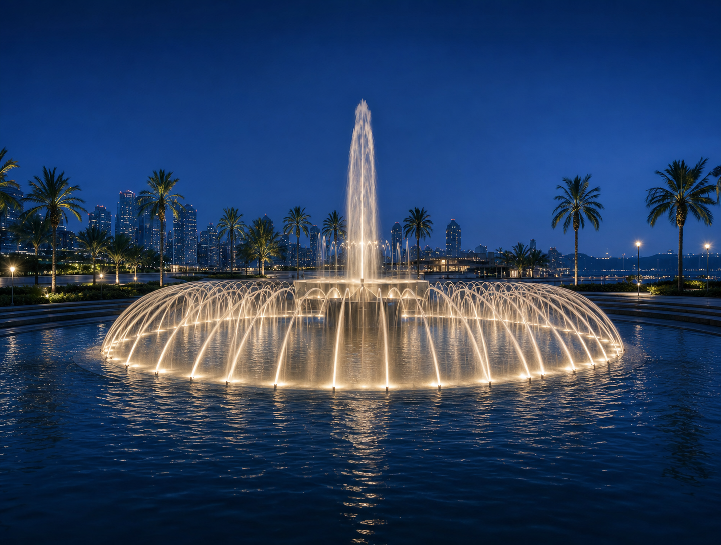 Dubai Opera Fountain