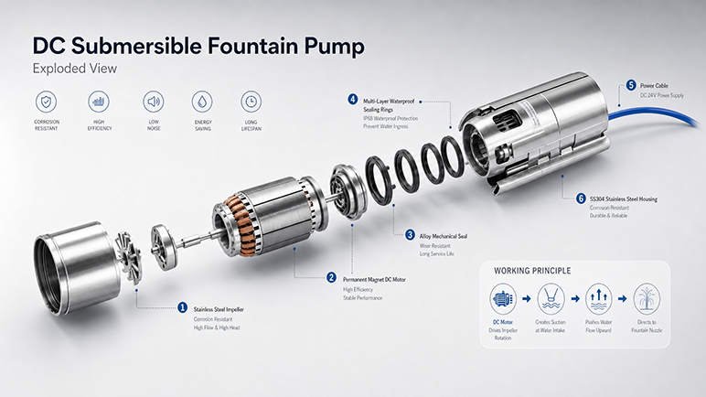 DC24V Submersible Pump feature 2