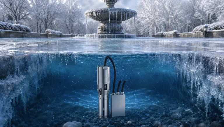 Maronv fountain pump winter anti-freeze protection guide