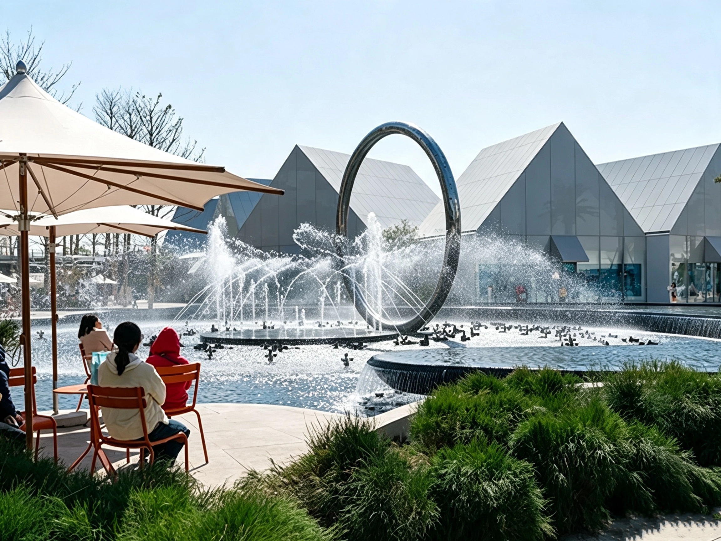 Shanghai Waterscape and Fountain detail 3